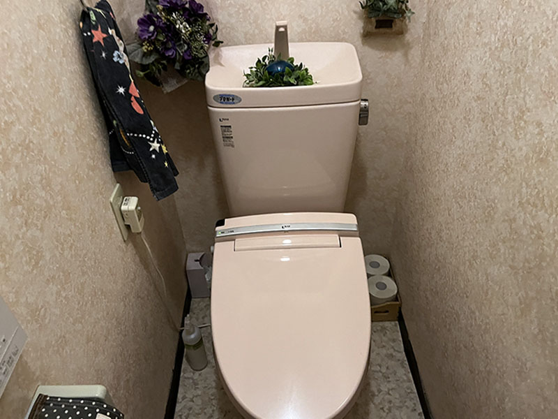 お手入れのしやすいトイレに