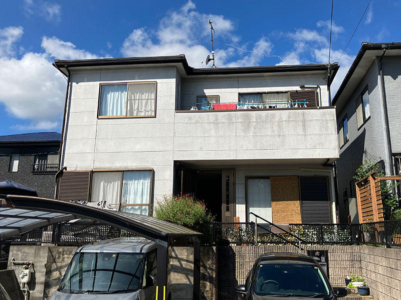 グリーンカラーで外壁一新！
