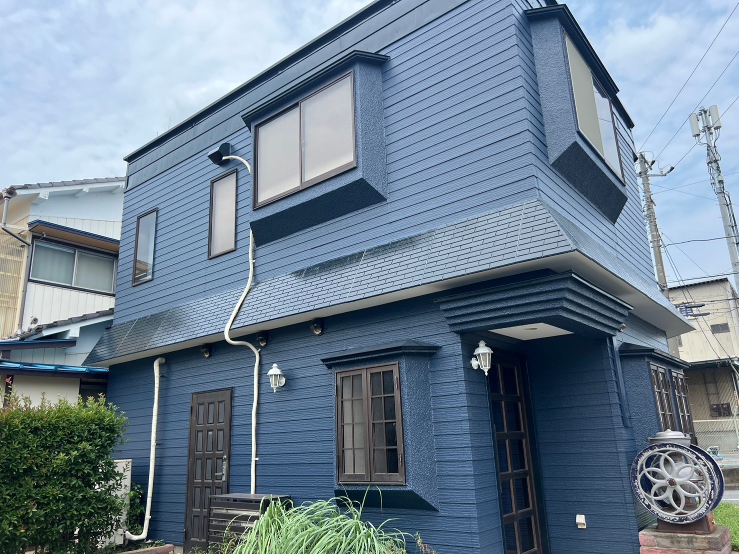 ネイビーブルーで格好いい仕上がりに