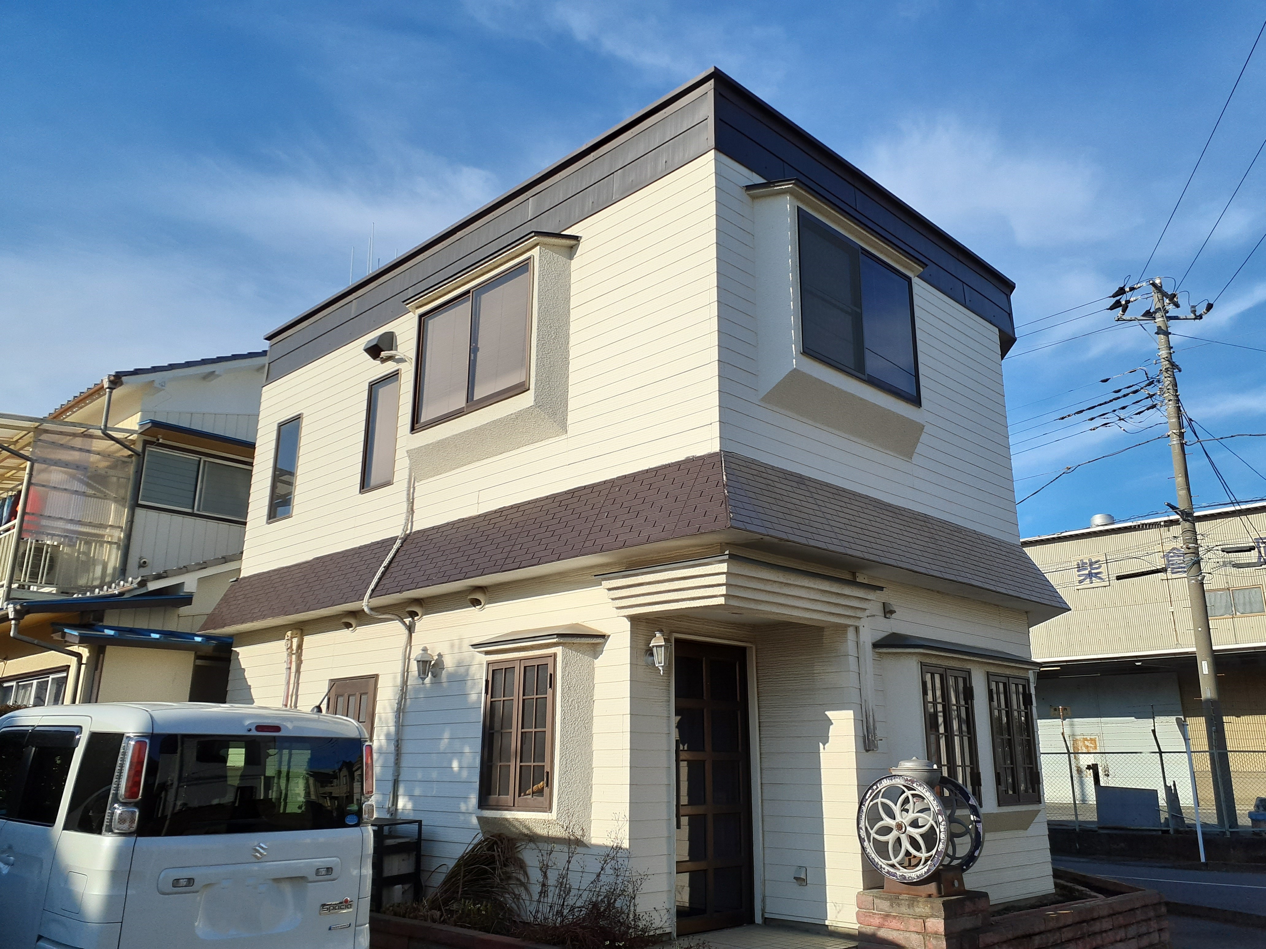 ネイビーブルーで格好いい仕上がりに