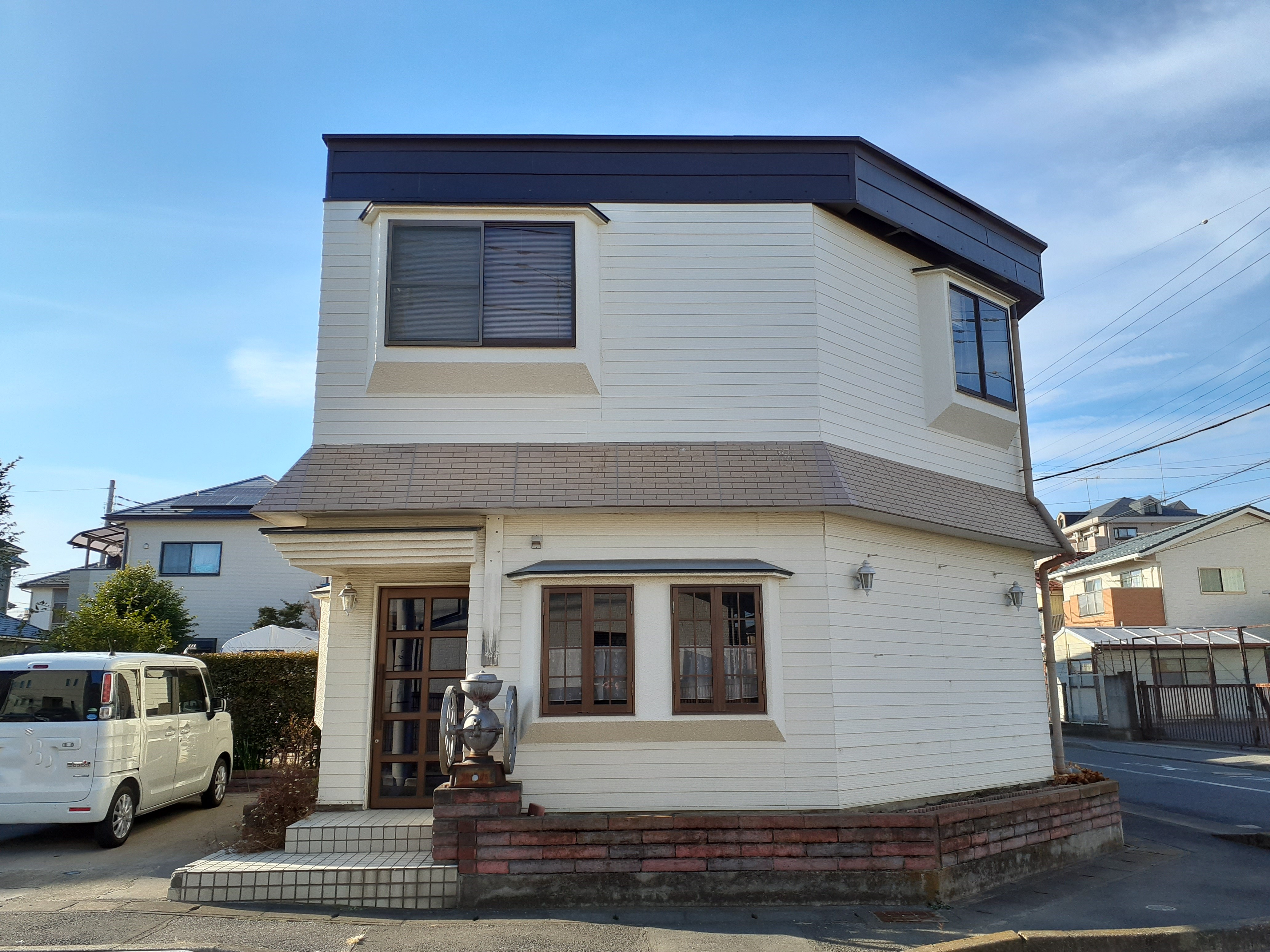 ネイビーブルーで格好いい仕上がりに