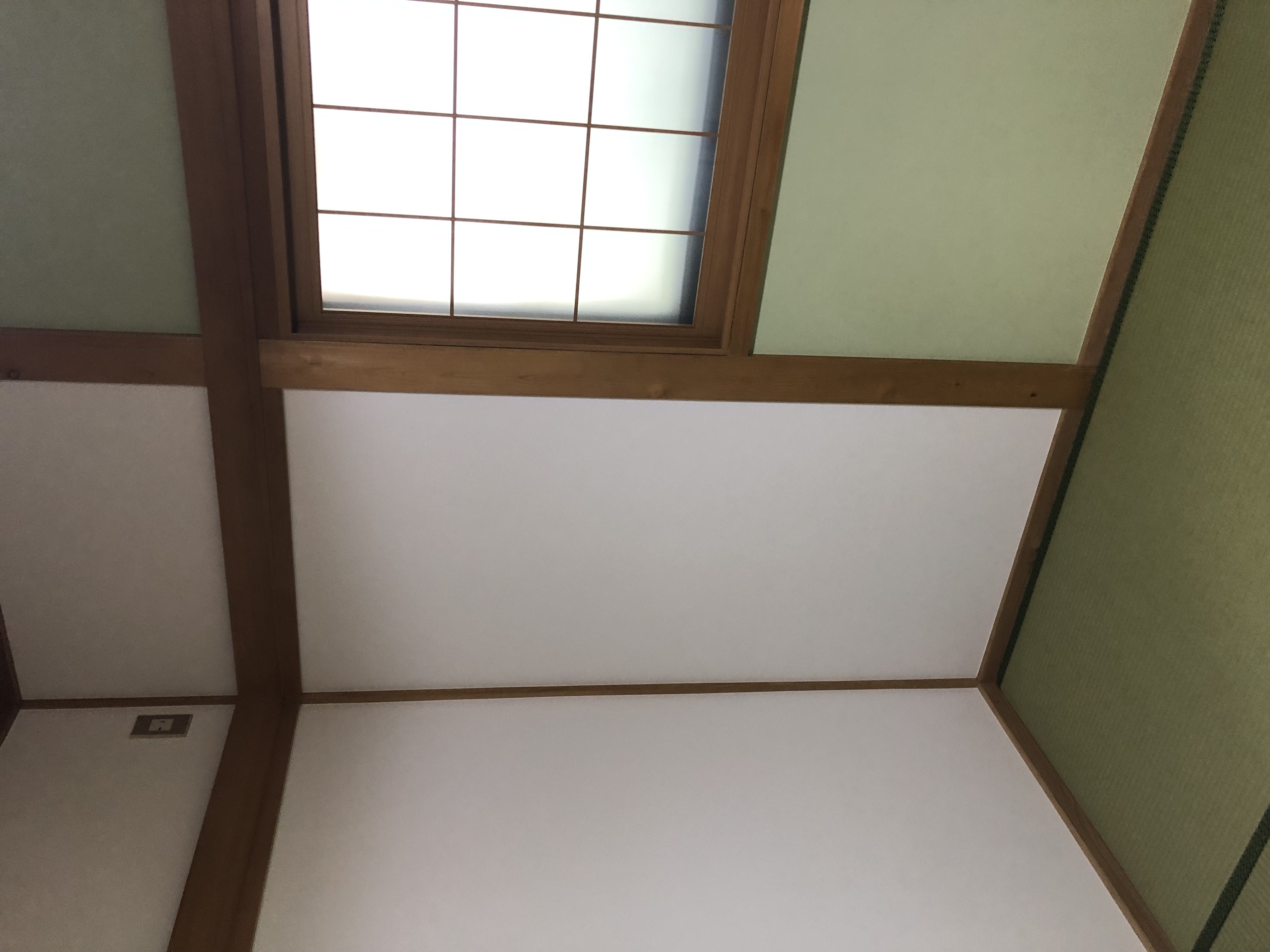 スッキリした和室に