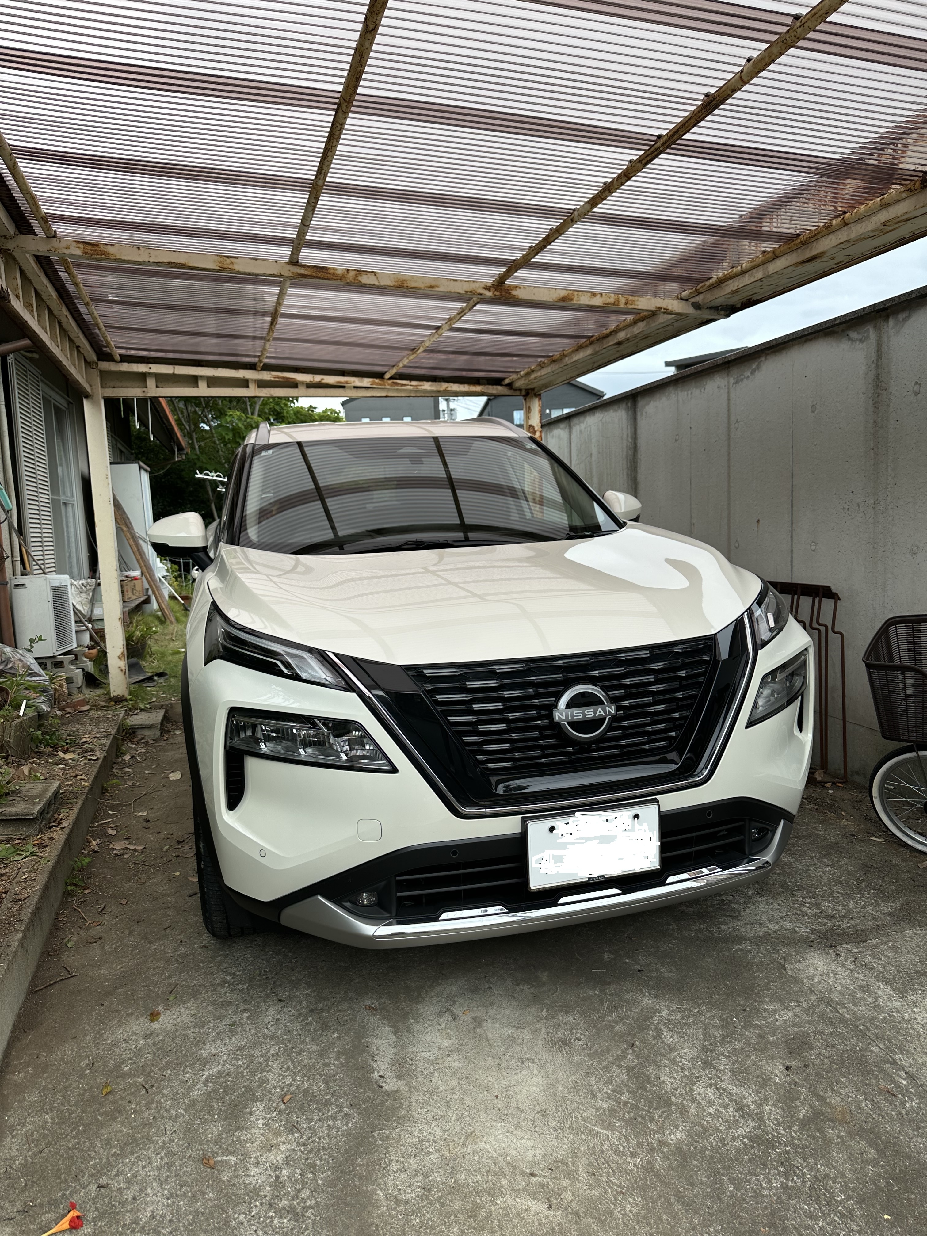 ガレージ屋根の張替え