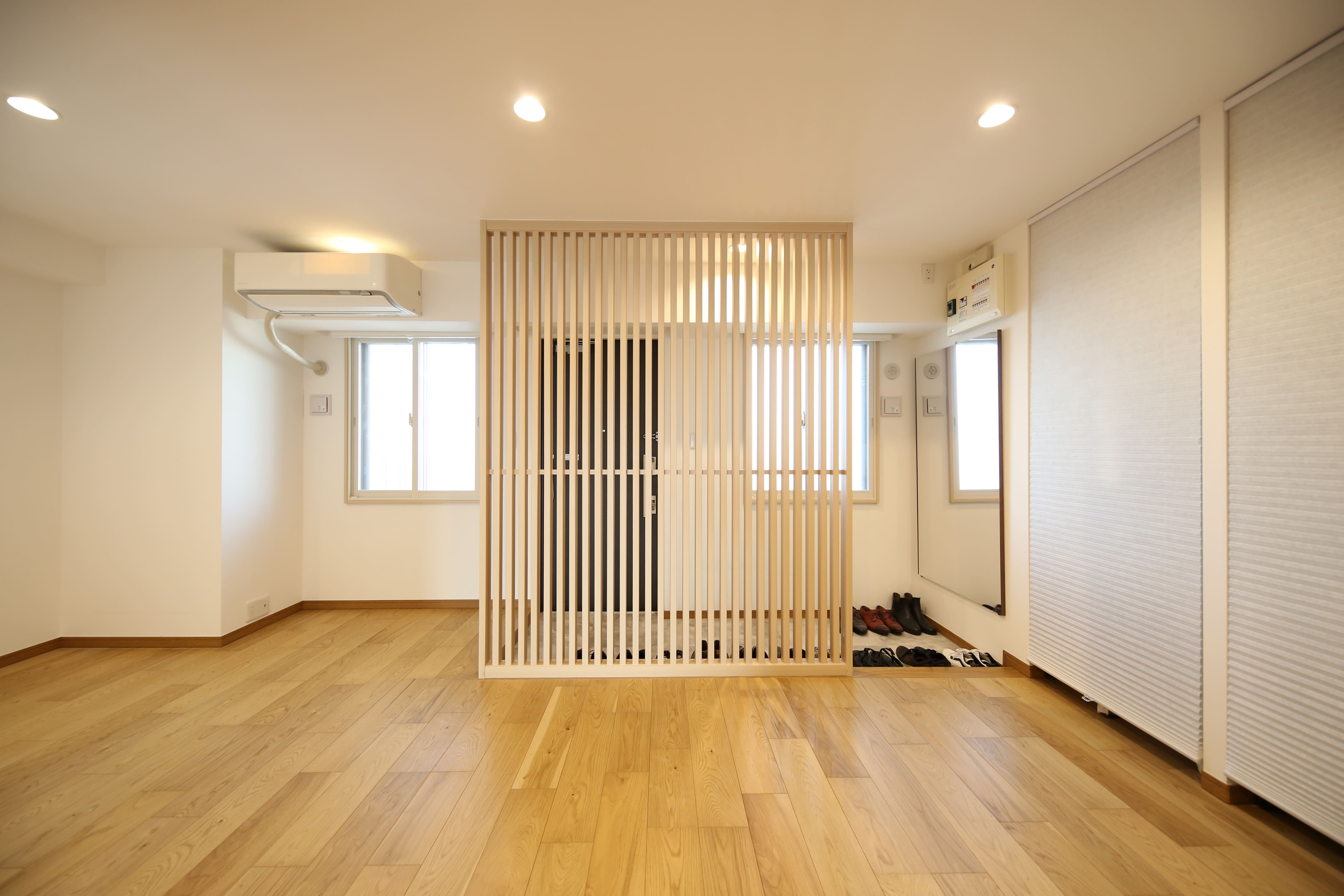 2LDKを開放的な1部屋に