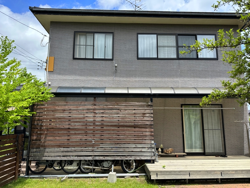 新発田市のアウトドアテイストな外壁リフォーム