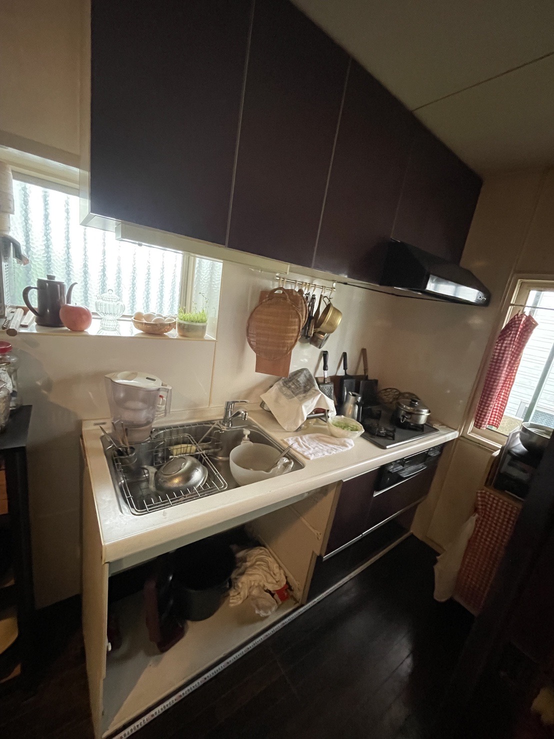 おしゃれで使い勝手の良いシステムキッチンに取替え