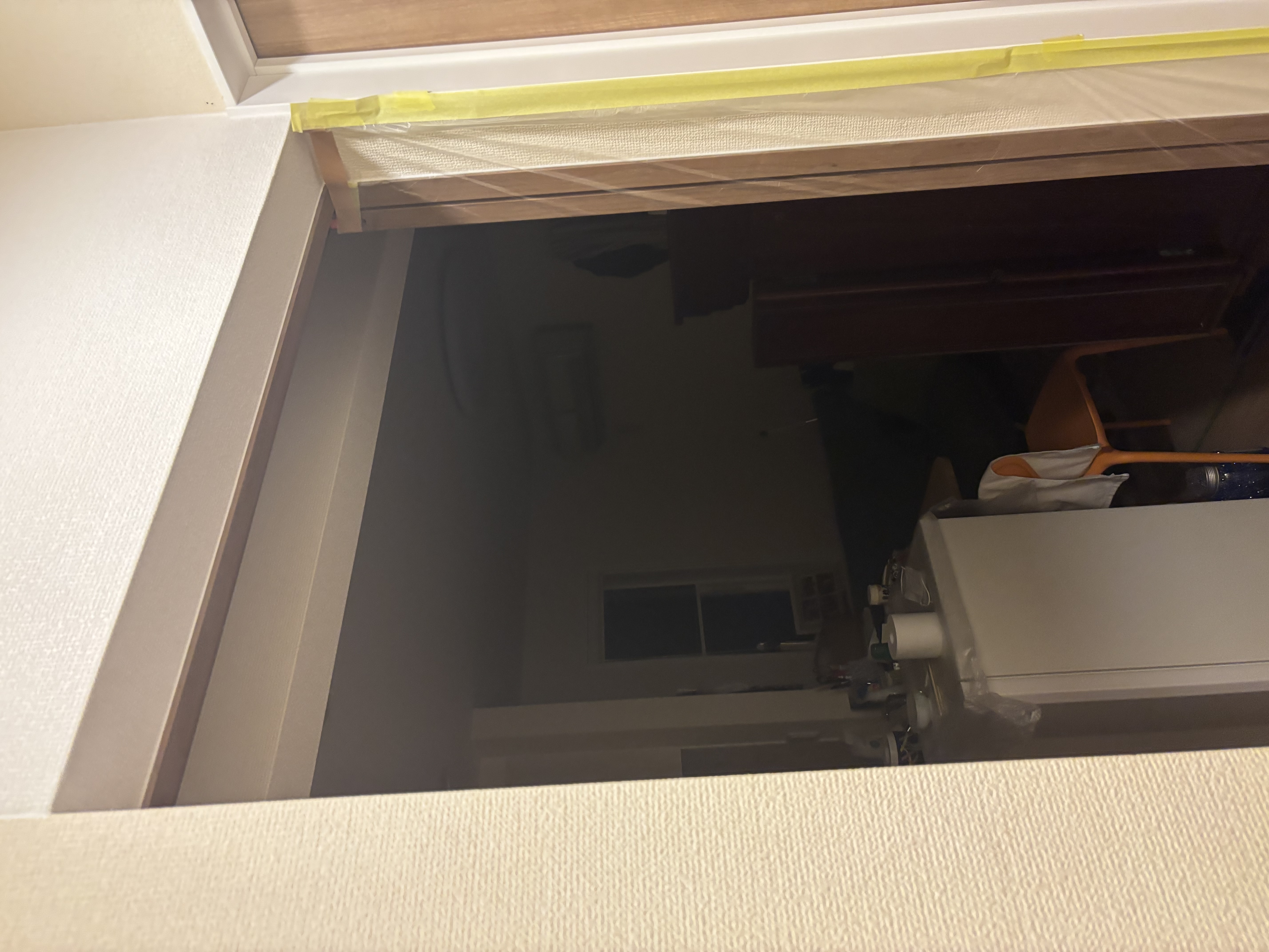 1年後に成人になる。息子の部屋確保。
