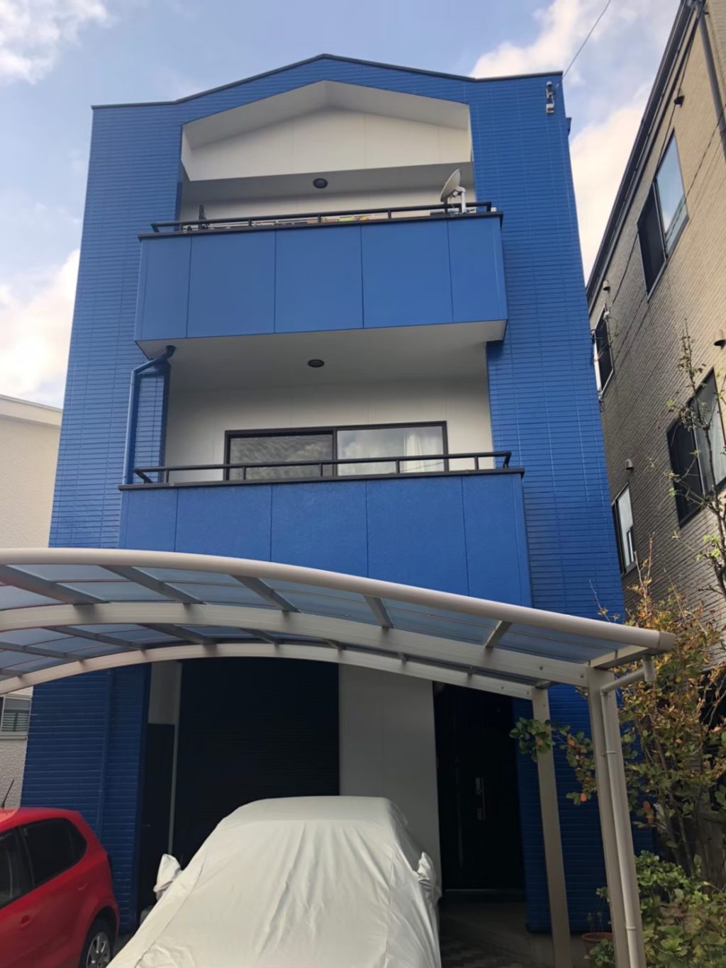 屋根、外壁塗装工事