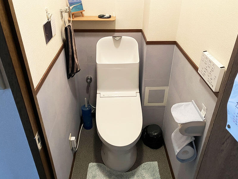 新しいトイレに変えて快適に