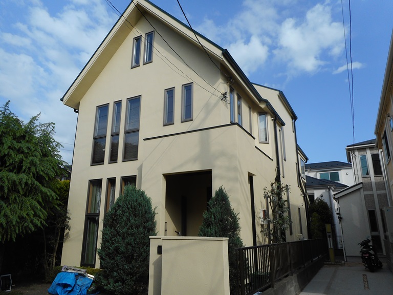 明るく爽やかな仕上がりに！外壁・屋根塗装工事