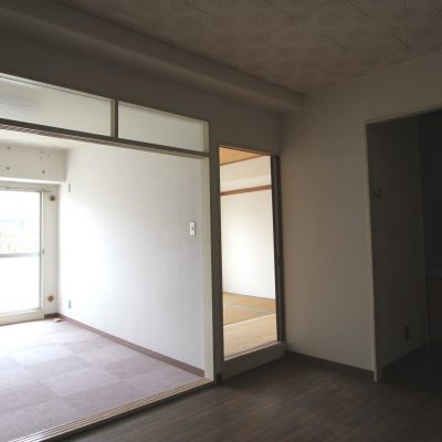 土間のあるカフェ風マンション
