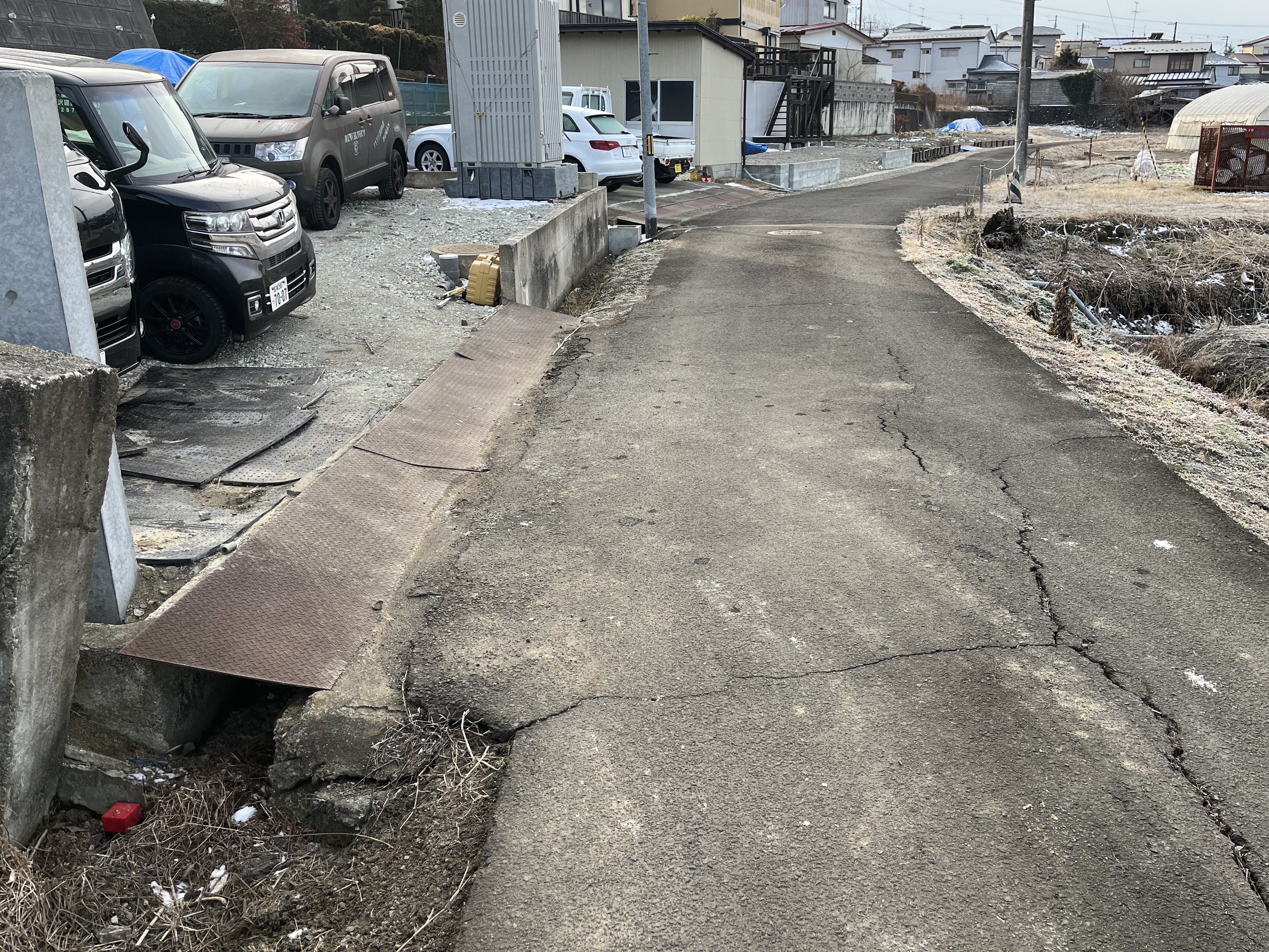 乗り入れ口のリフォーム！