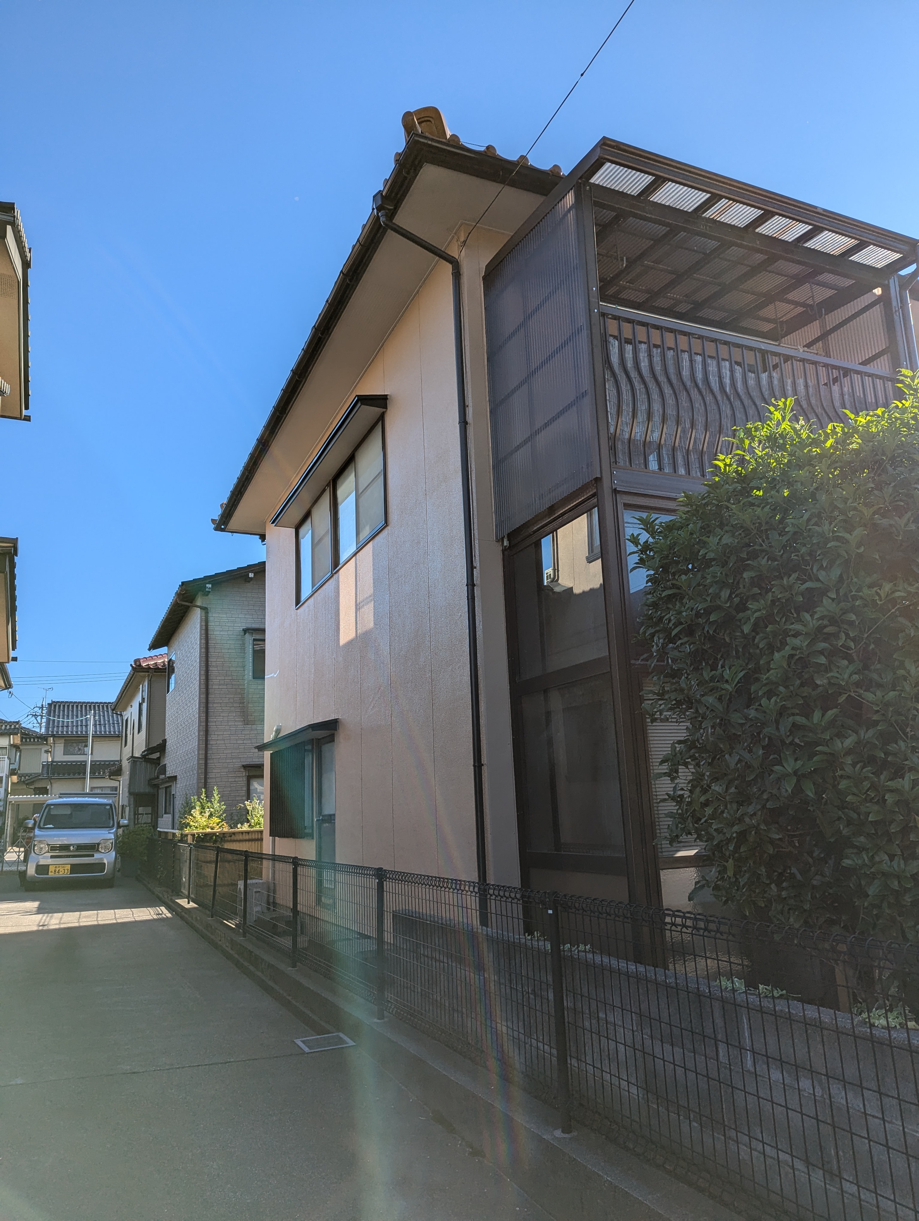 外壁塗装、屋根瓦の、棟積み直し