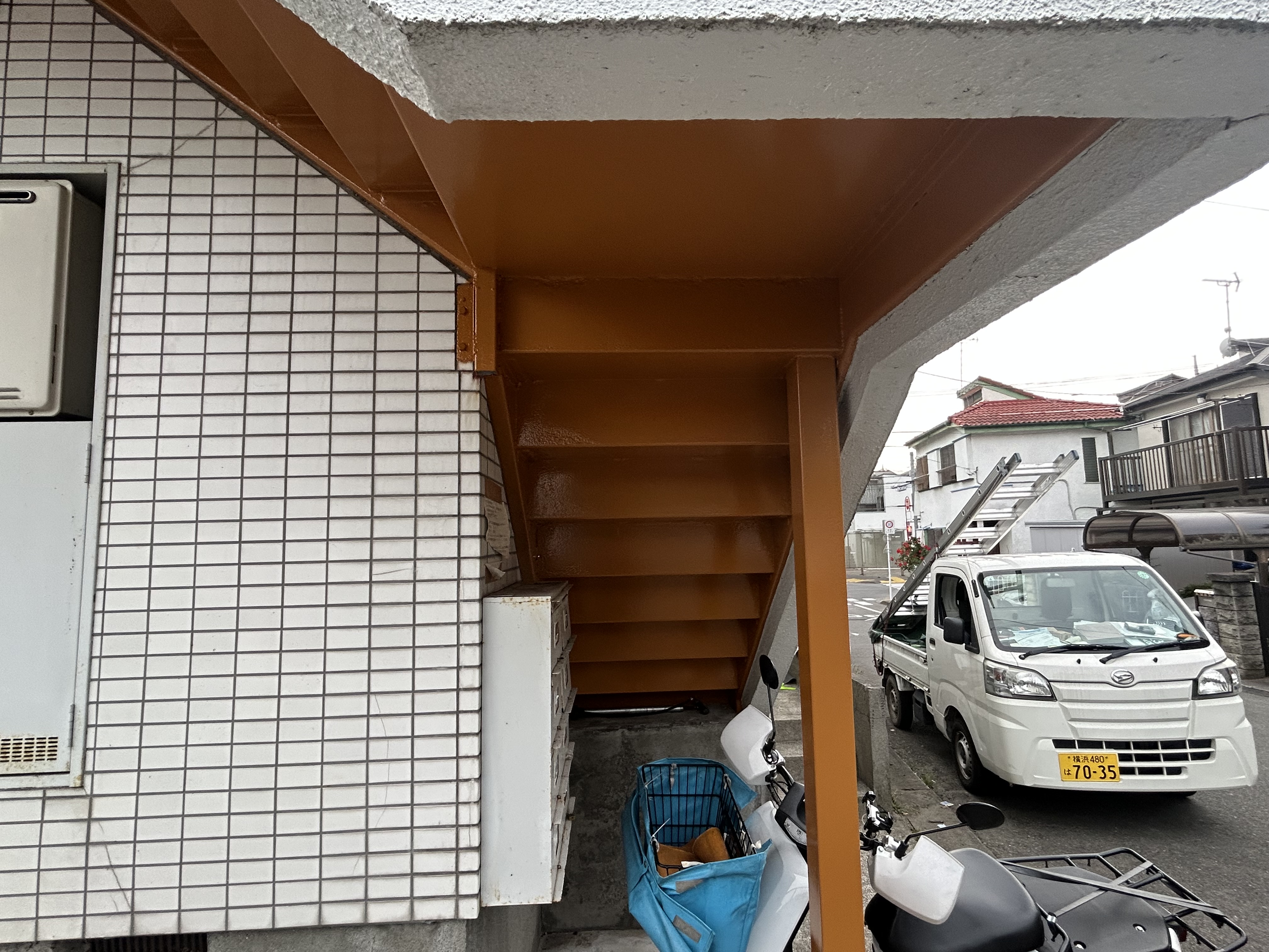 外階段・外廊下の防水工事