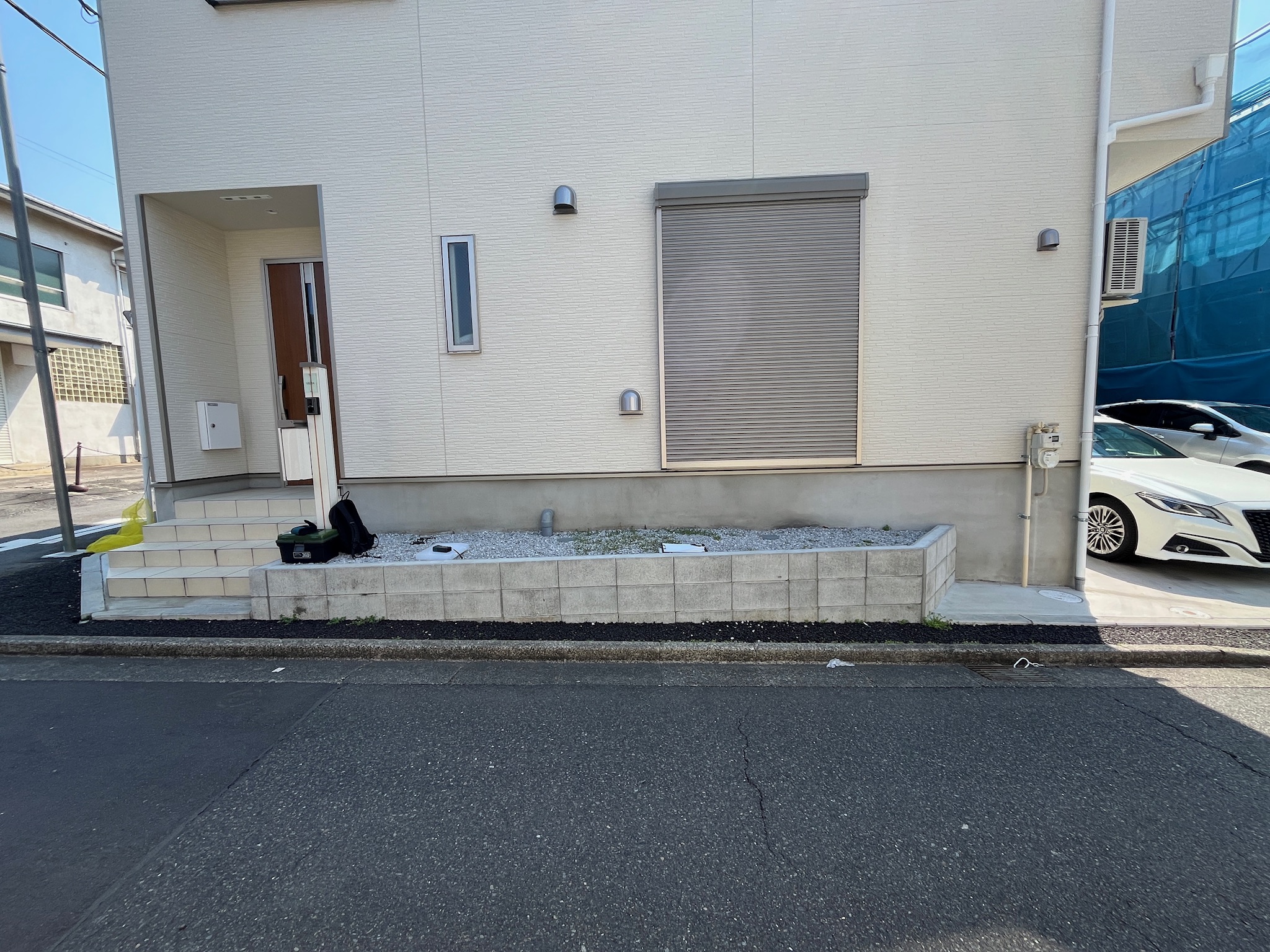 目隠しフェンスの設置