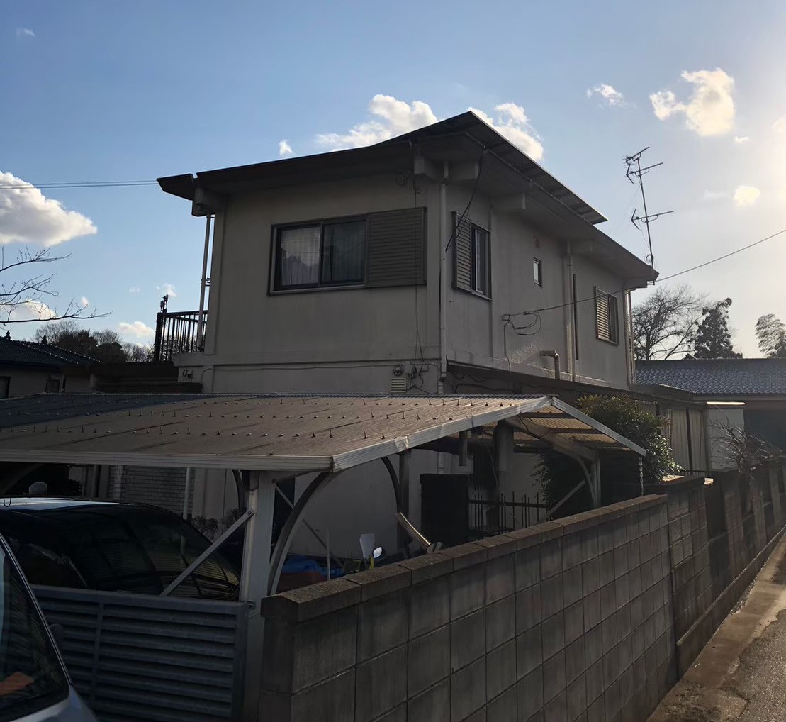 市原市内にて外壁塗装工事をさせていただきました。