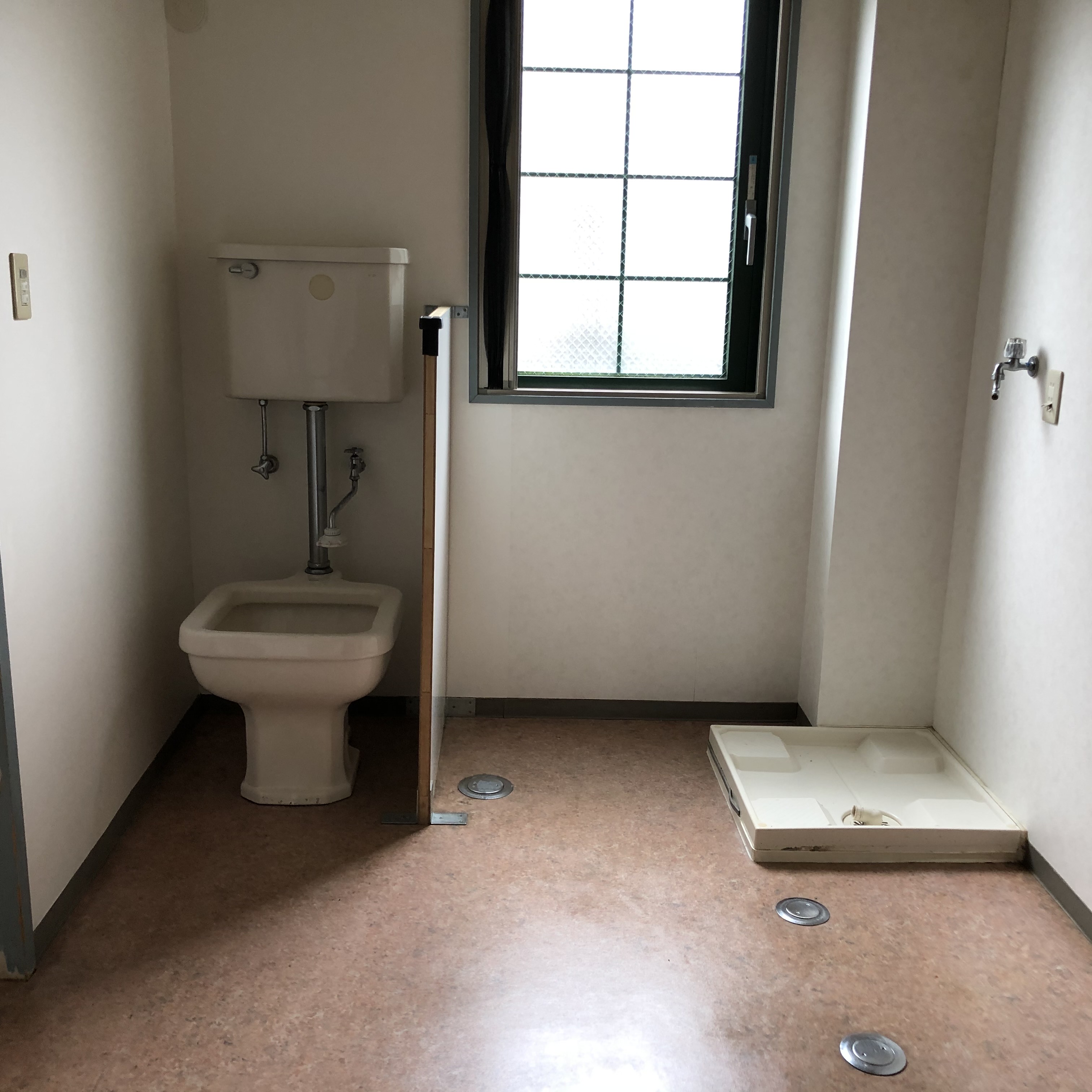改装前の脱衣所