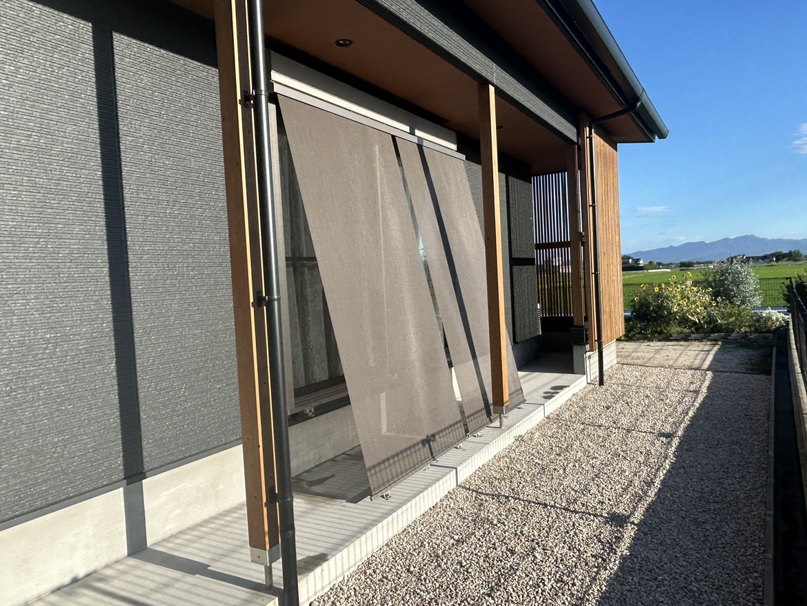 景観を損なわず日差しをカットできるスタイルシェード