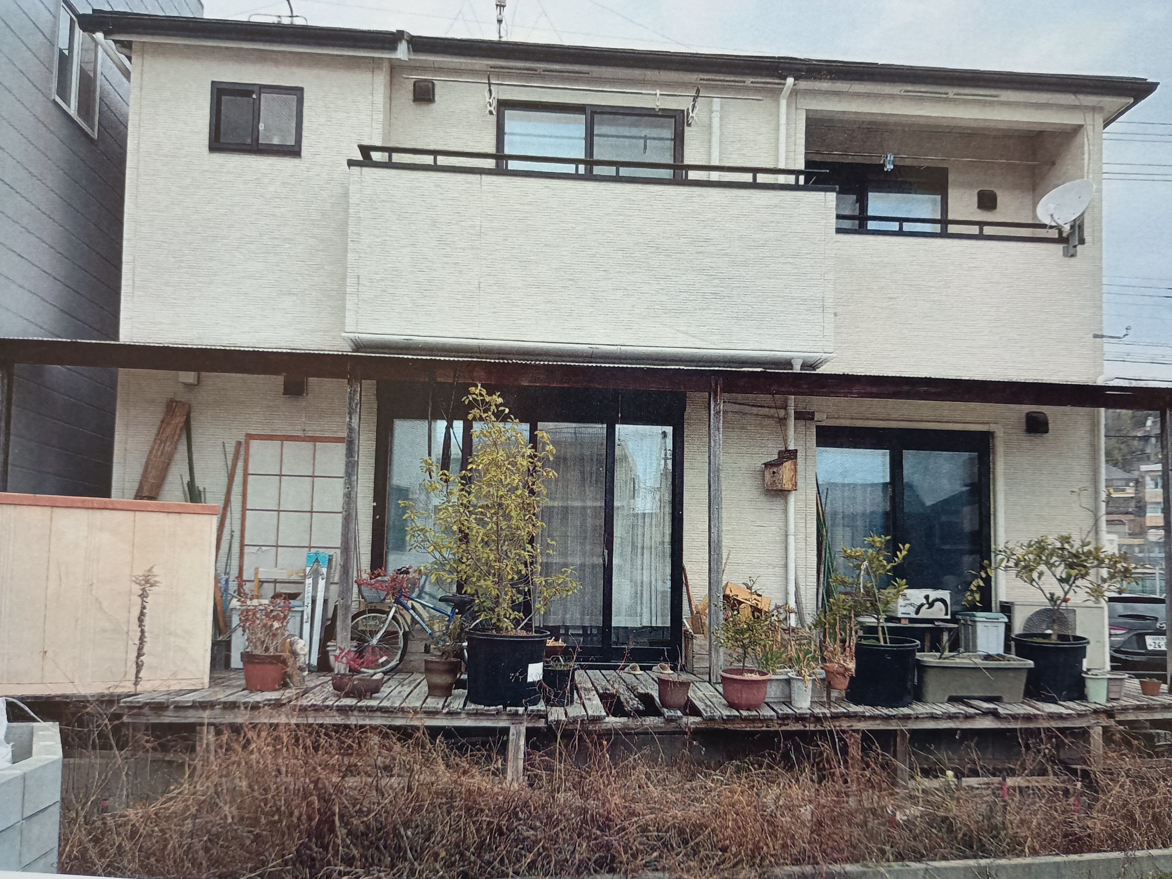 外壁塗料及び波板付け替え