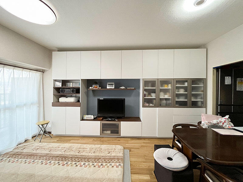 収納たっぷりで暮らし快適なお部屋に