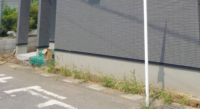 丁寧な外構
