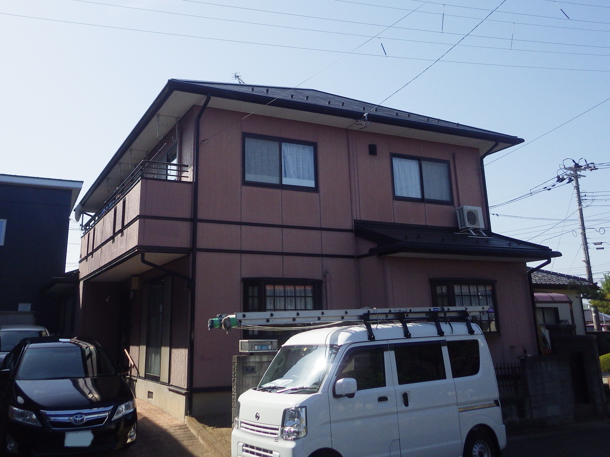 仙台市太白区【火災保険適用】屋根塗装工事・外壁塗装工事