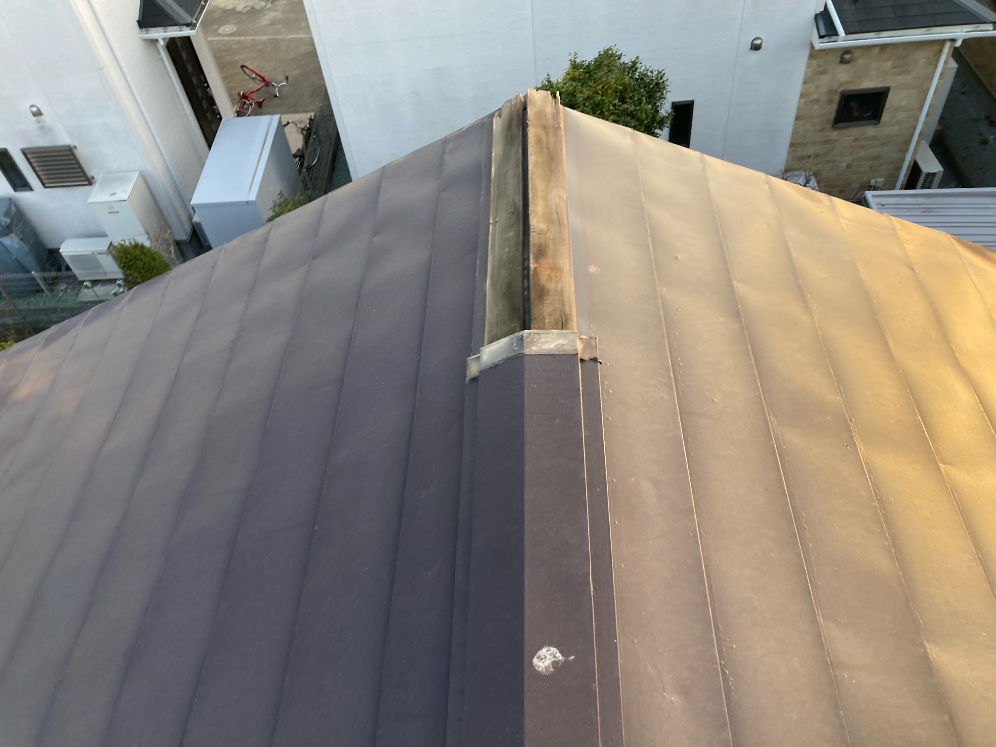 【火災保険適用】強風で飛んだ棟板金をすぐ交換（仙台市太白区）