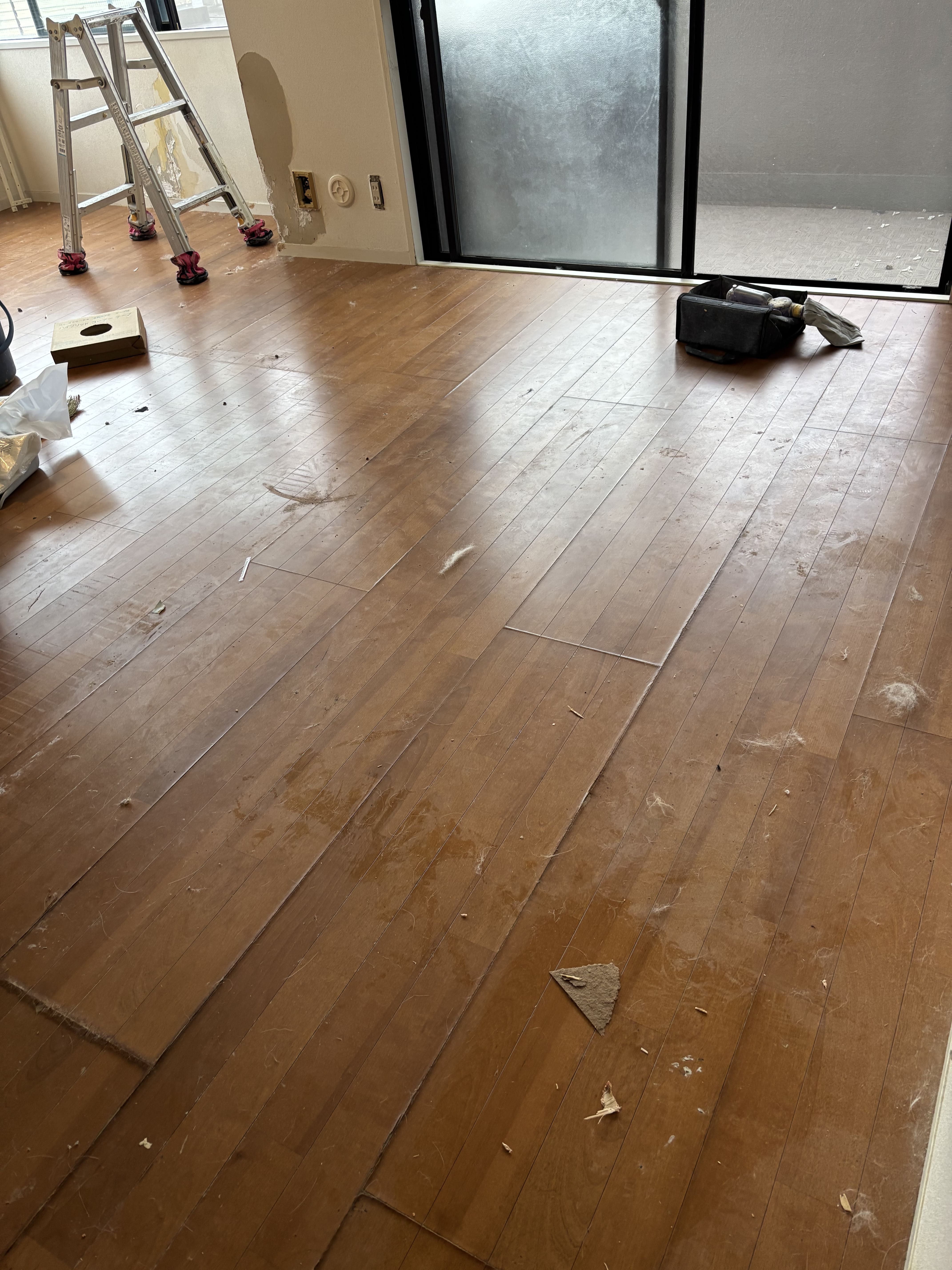 【マンション内装】床張替工事