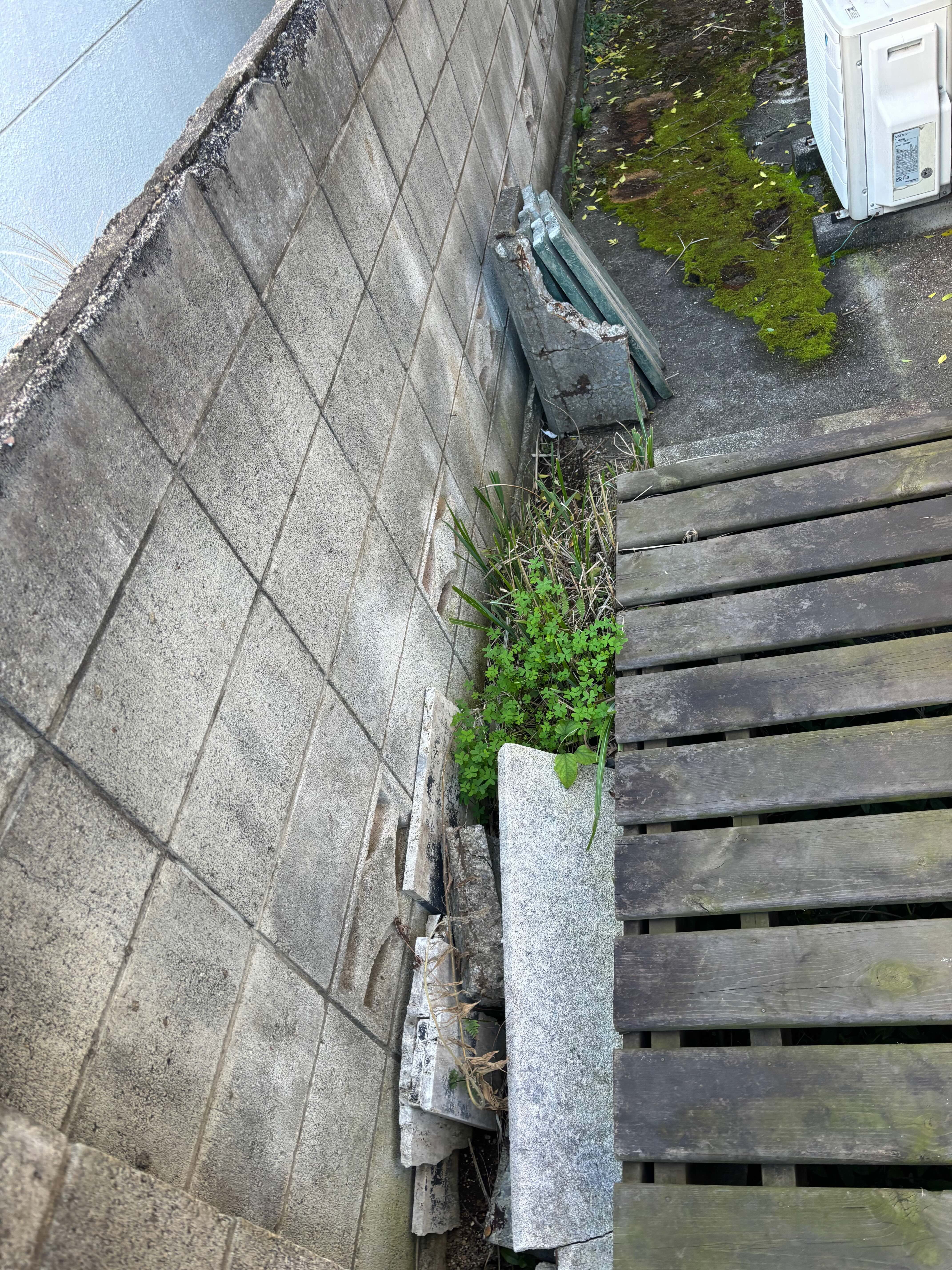 老朽化ブロックの撤去、新設