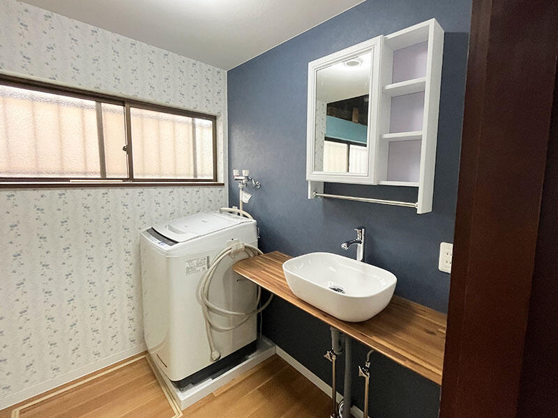 広々快適な洗面化粧室に