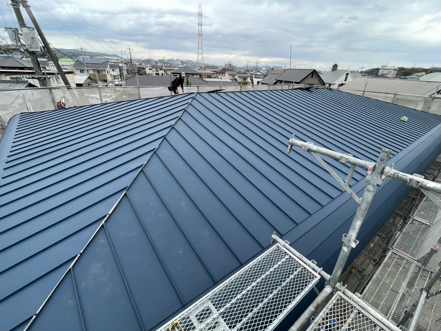 屋根工事と外壁塗装のリフォーム工事