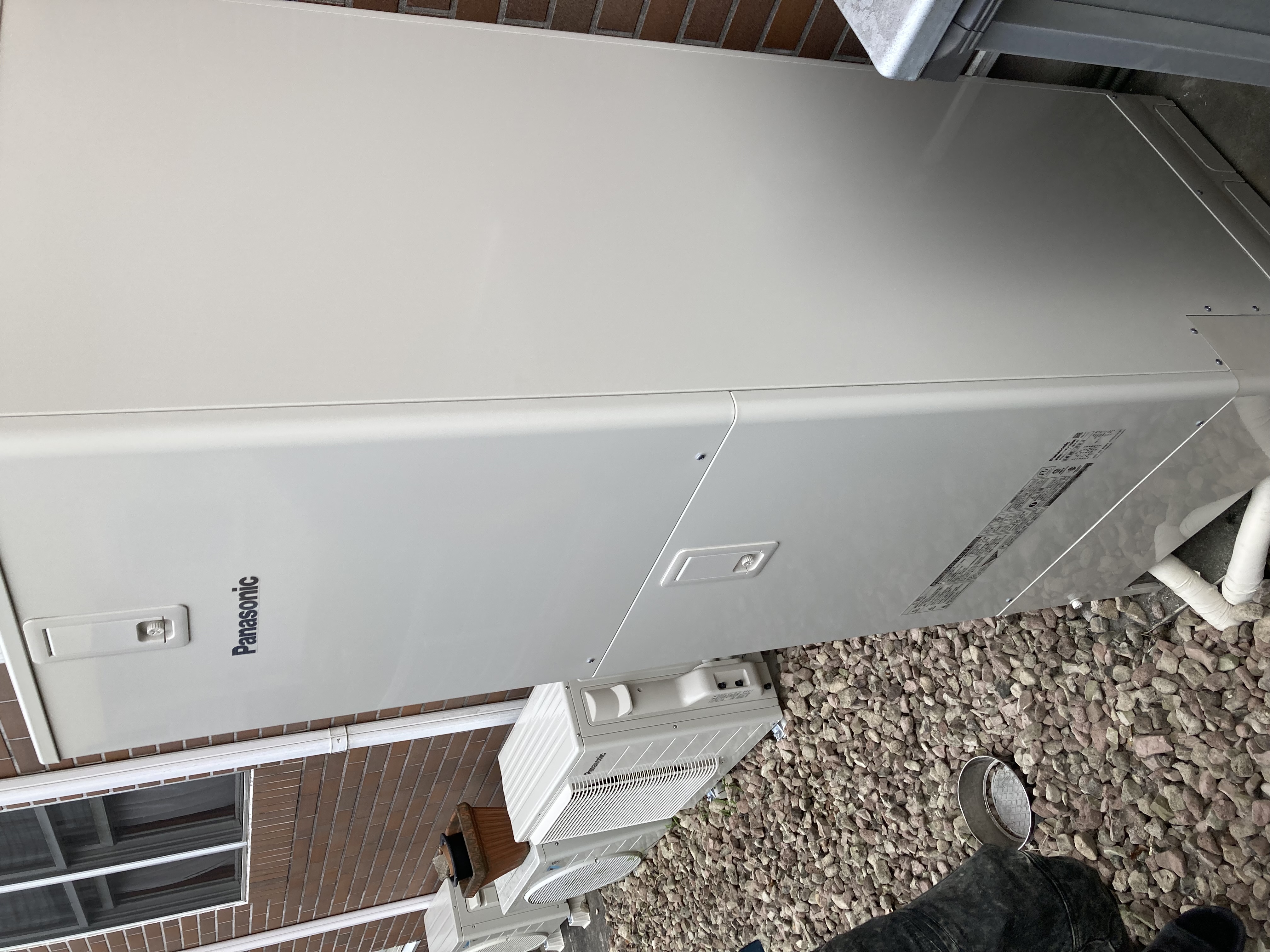 浴室で一日の疲れを癒します