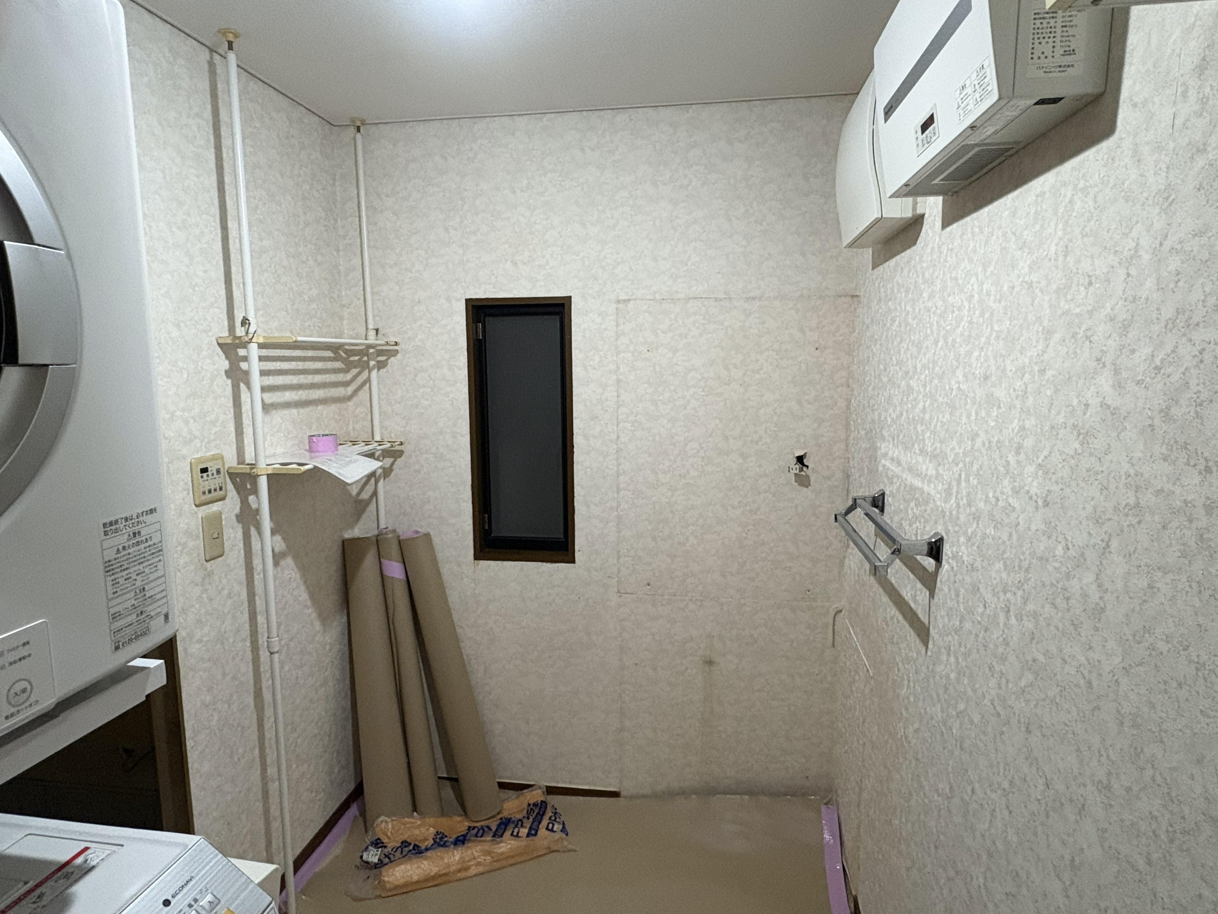 洗面所のリホーム前の間取り