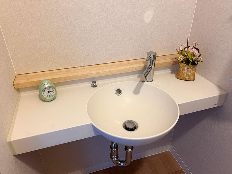 明るくやさしい、心地よいトイレへ