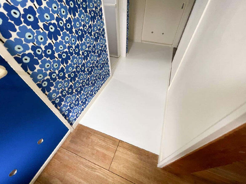 花柄が映える、こだわりの空間