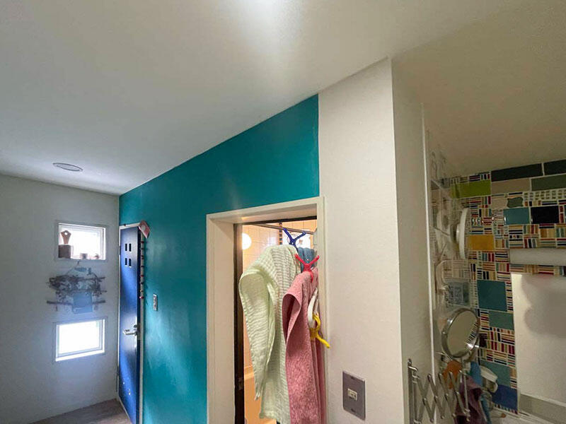 花柄が映える、こだわりの空間