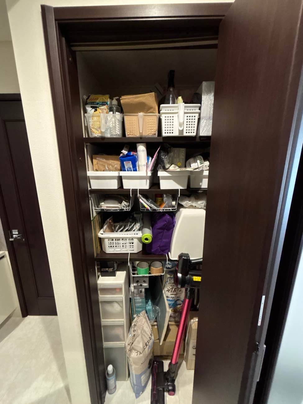 クローゼットを洗面台に造作