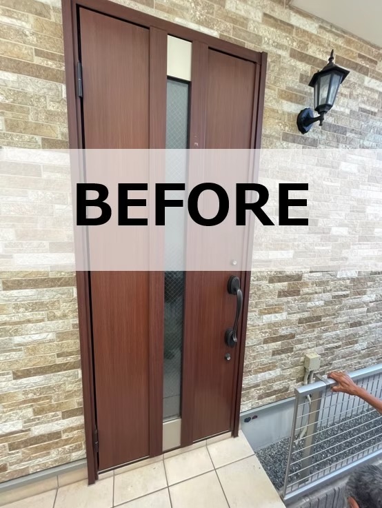 補助金を使って玄関ドアを片開き戸から引き戸になった玄関ドア