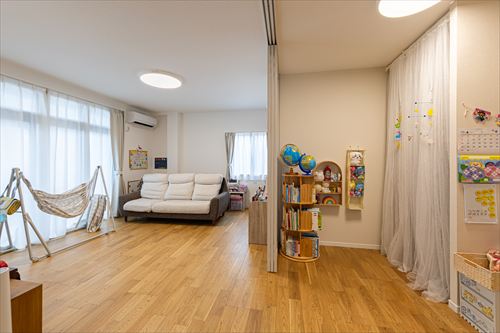 ワンフロアで家事効率もUP！家族のつながる住まい