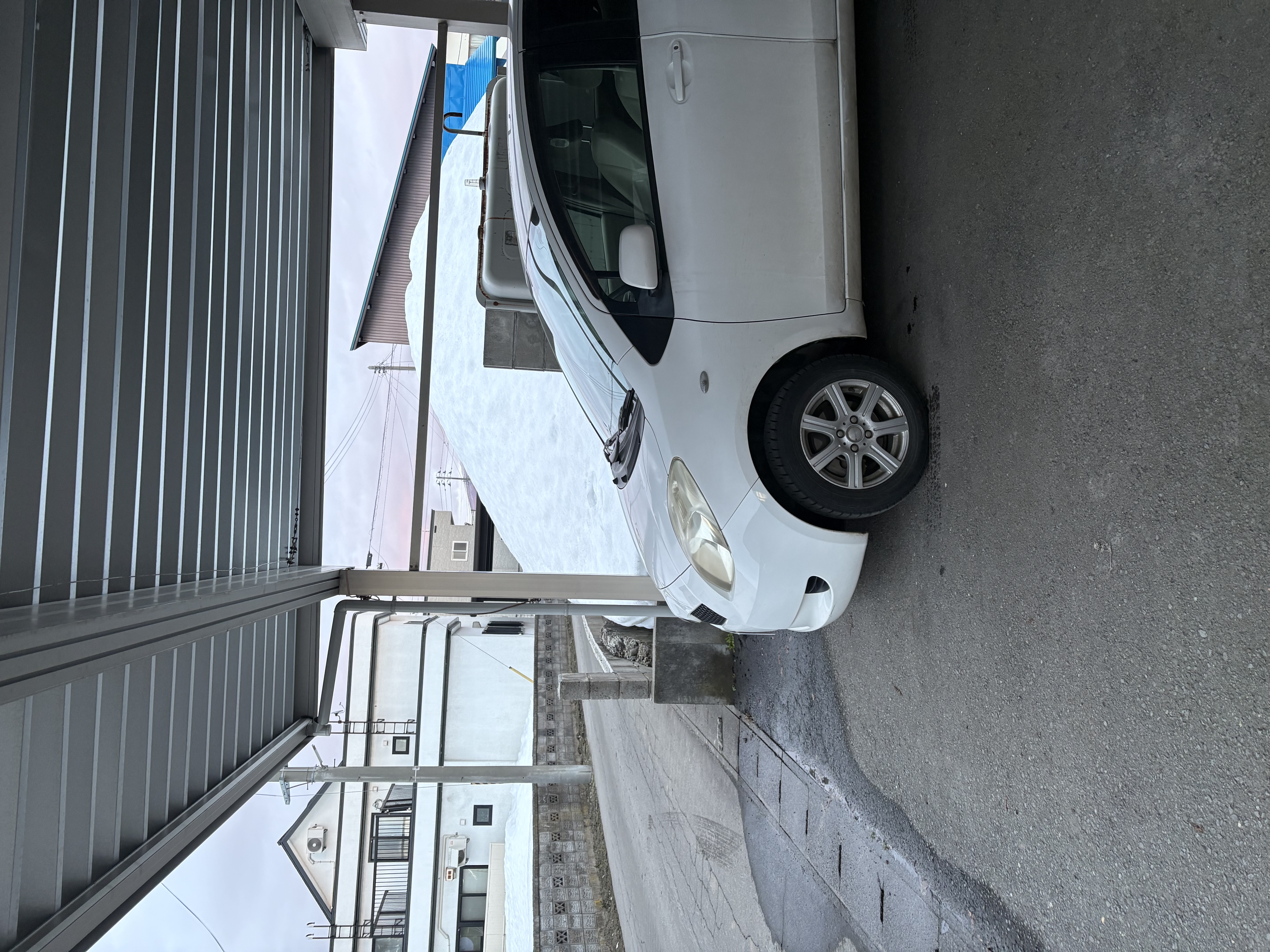 雪害によるカーポート修理