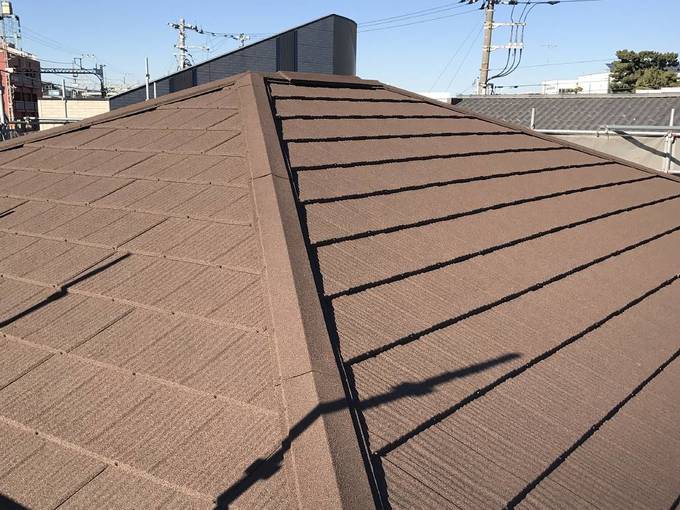 瓦屋根の屋根軽量化　葺き替え工事