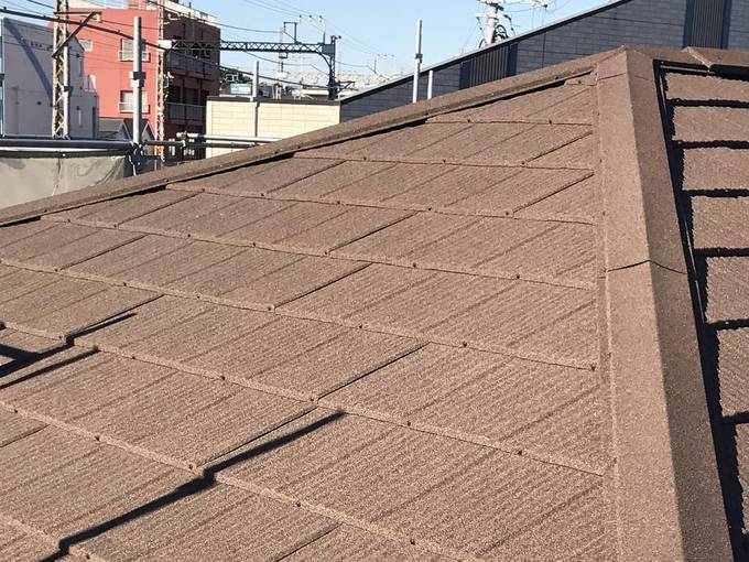 瓦屋根の屋根軽量化　葺き替え工事