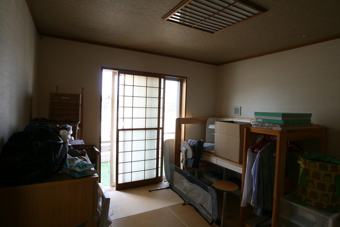 和室を子供部屋にしていました。