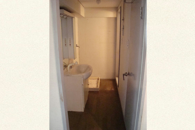収納たっぷりの洗面化粧台
