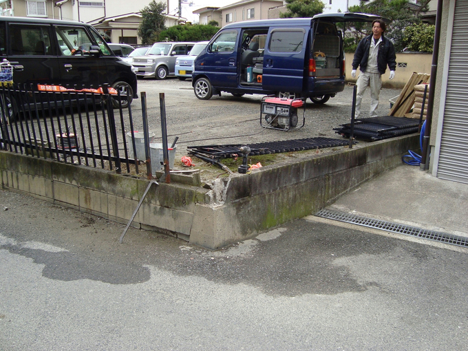 フェンス取り替え