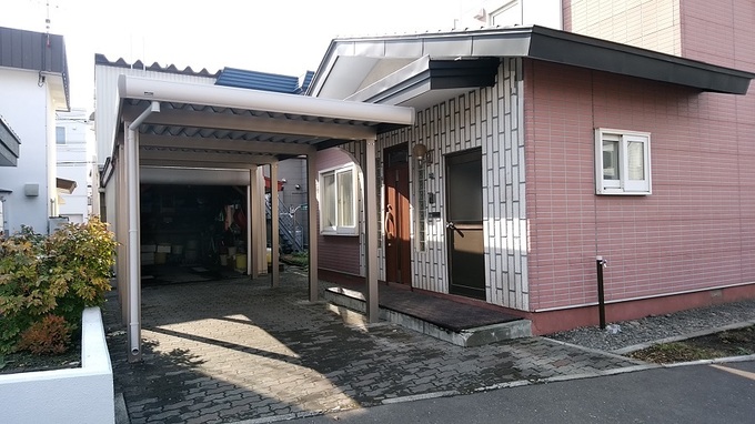 冬に備えて、カーポート新設工事