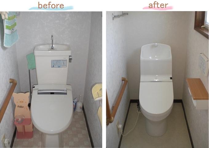 迷っていたけれどやって良かった！トイレの交換