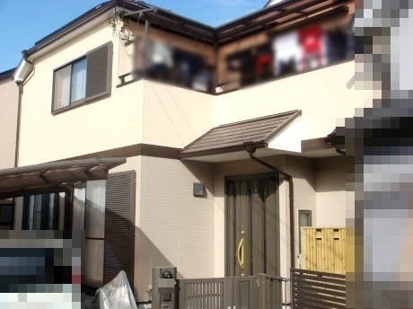 明るい印象へ様変わり。外壁修繕塗装編