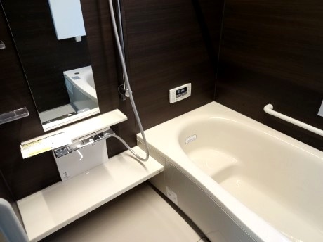 ホテルライクなお風呂で１日の疲れを癒す。