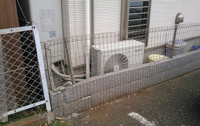 ブロックフェンスの交換工事
